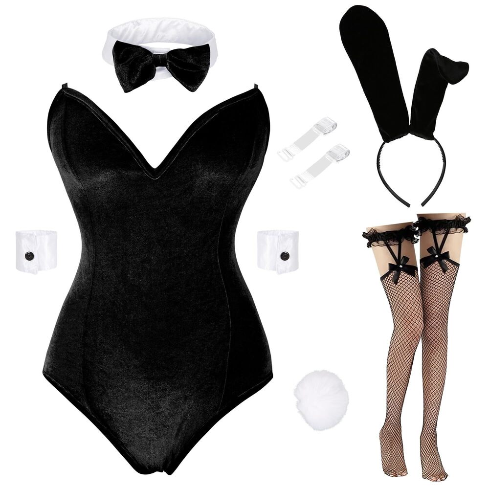 8438 Bunny Costume Bunny Girl Senpai Cosplay Anime Role Costume Bodysuit